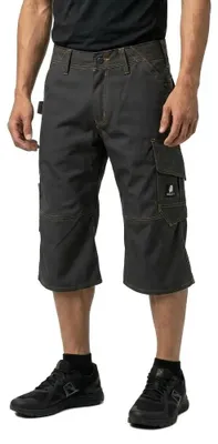 Zdjęcie produktu dla MASCOT 06049-010-09 Shorts, long, Spodnie, Każda płeć, Czarny, M, Bawełna, Poliester, 310 g/m²