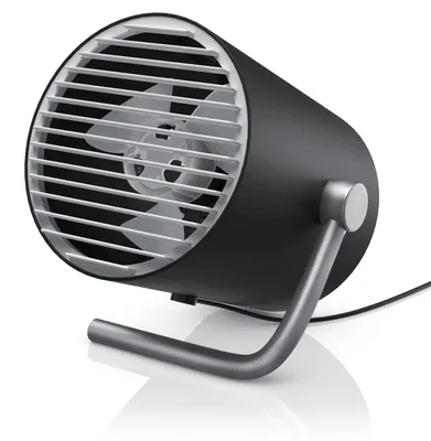 Produktbild von CSL Mini USB Ventilator, Tischventilator, Schreibtischventilator, 2 Geschwindigkeiten, per Touch regelbar, energiesparend (1W), für Zuhause Büro Reisen im Freien