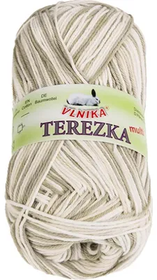 Obrázek produktu pro Příze TEREZKA multi - 50 g, 155 m - Hnědá,Béžová