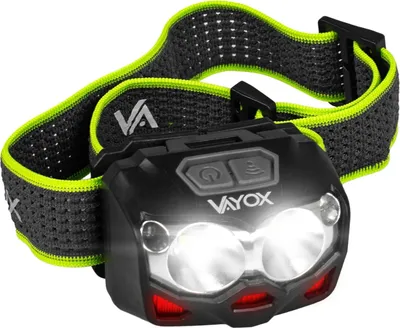 Immagine prodotto di Lampada frontale a LED COB XTE ricaricabile USB IP65 Professionale Vayox
