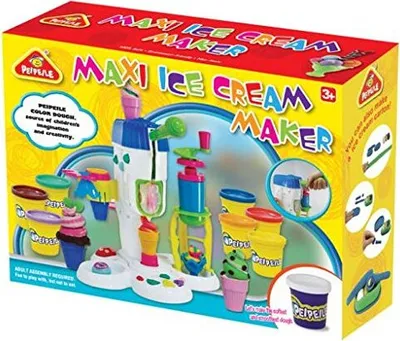 Produktbild von Plastelina stellt Eiscreme her.