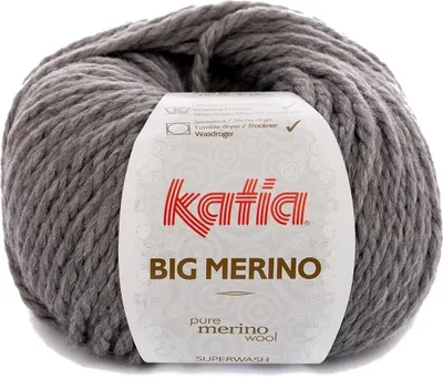 Obrázok produktu pre Katia Big Merino 12 Grey Pletacia priadza