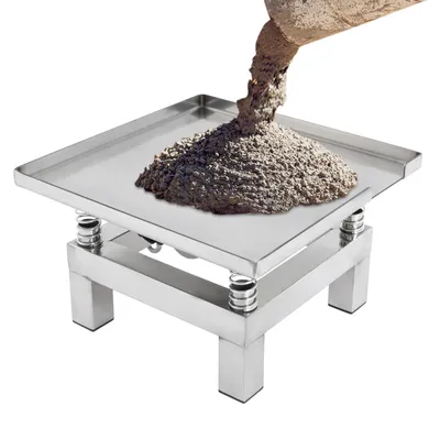 Obrázek produktu pro Vibrační stůl na beton, vibrační plocha 35 × 35 cm, 3000–3600 ot./min