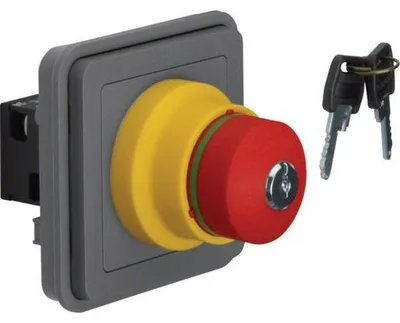Imagen del producto de Botón de parada de emergencia, modelo WNA032, marca BERKER