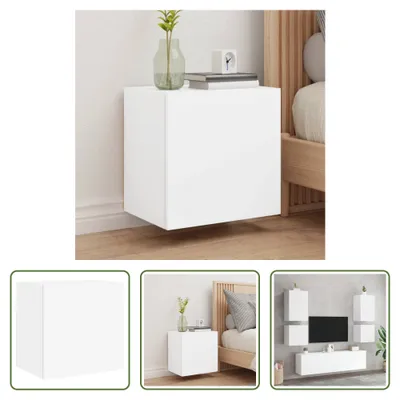 Produktbild von The Living Store TV-Wandschrank Weiß 40,5x30x40 cm Holzwerkstoff