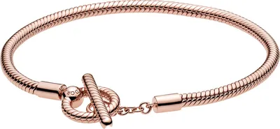 Immagine prodotto di Pandora Rose 589087C00 Bracciale con maglie a serpente e chiusura a T 17 cm