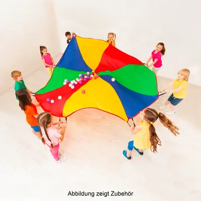 Produktbild von Schwungtuch, Tuch Spiel Kindergarten Schule Turnen, Schwungtücher, ø 1,8 m