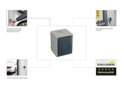 Produktbild von Schellenberg Innentaster für Torantriebe, Aufputz, 60060