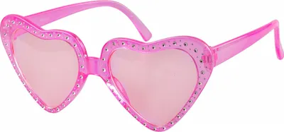 Image de Lunettes Cœur avec strass - rose Cœur Billen