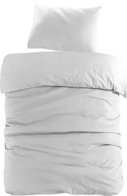 Produktbild von Bettwäsche Carla 100-FR Weiß 140cm x 200cm / 65cm x 65cm