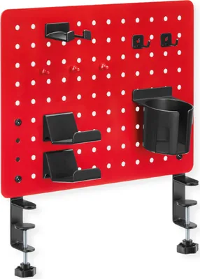 Produktbild von VALUE Stecktafel für Gamer, Klemmhalterung, rot
