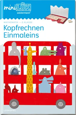 Produktbild von LÜK miniLÜK Buch Kopfrechnen Einmaleins ab 7 Jahren 240204