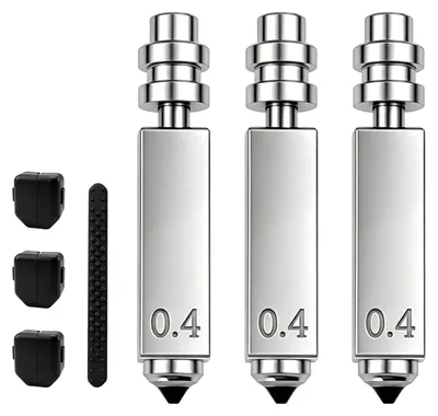 3er-Pack 0,4 mm gehärtete Stahldüse für Anycubic Kobra X/Combo