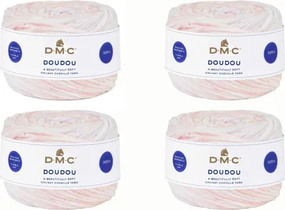 Obrázek produktu pro 4x DMC Pelote à tricoter Doudou – velmi měkká a plyšová příze od DMC. 100 % polyester (barva 1200)