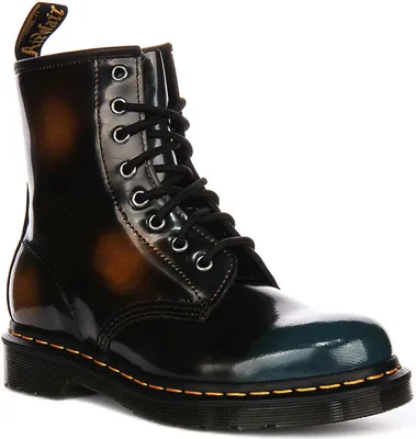 Produktbild von Dr Martens 1460 Brush in Schwarz Gebürstetes Leder – 3 UK - 36 EU - 4 M US / Black Brown Teal