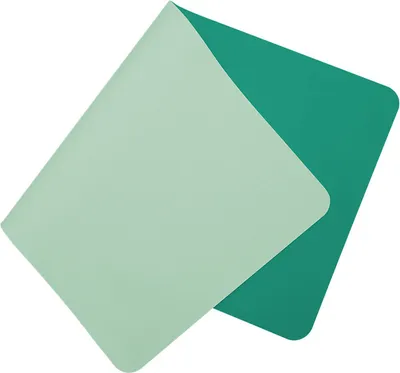 Produktbild von Doppelseitige Schreibtischunterlage, Wasserdichte Kunstleder-Schreibtischunterlage, Mauspad, 90 × 45 cm / Hellgrün & Seegrün