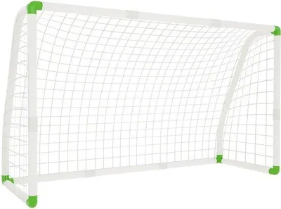 Produktbild von Famanu Fußballtor wetterfest - 245×155×100 cm - mit Netzclips und Erdspießen