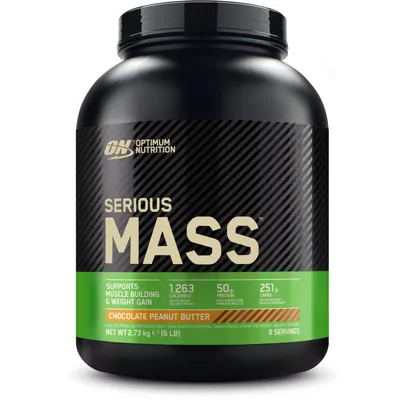 Image de Gainers - Optimum Nutrition - Serious Mass (2,73kg) - Saveur Chocolate Peanut Butter