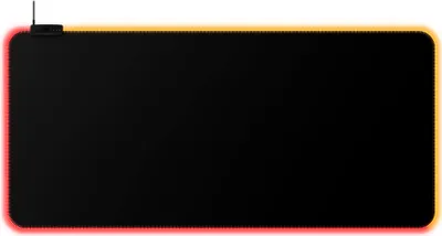 Produktbild von HP Gaming Mauspad Pulsfire Mat, RGB-Beleuchtung, Schwarz, Tuch/Gummi, Rechteckig, 900x420x4mm, 1,8m Kabel, zusammenrollbar