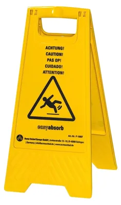 Produktbild von First Aid Only Warnschild "Achtung Rutschgefahr" klappbar