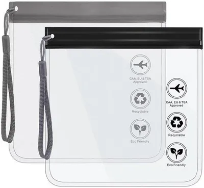 Produktbild von Multifunktionelles Koffertas mit transparenten Reistas - Kantoortas - Masker Koffertas - matte Textur - Pull-Tab Design - Bürozubehör Organizer