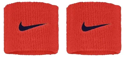 Immagine prodotto di Nike - Braccialetto, Swoosh (confezione da 2) PP13460 (taglia unica) (rosso)