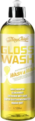 Produktbild von GLOSSWASH MANGO - WASH & WAX Mildes Autoshampoo mit Glanzverstärker für den "Just-Waxed-Look" 500ml
