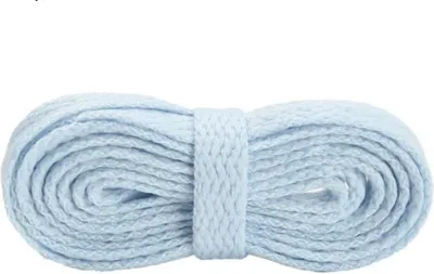 Imagen del producto de CHPN – Cordones azules – Cordones – Cordones azul claro – Cordones para zapatillas deportivas – Accesorios para zapatos – Azul claro – Cordones planos – 120 cm – 1 par – Cordones azules