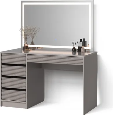 Produktbild von Schminktisch Livinity Imola Cashmere 120 cm mit LED Beleuchtung, Model 53111
