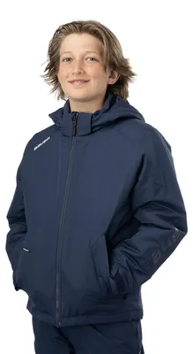 Produktbild von BAUER TEAM HEAVYWEIGHT JACKE - Junior - S24, Größe:YXXS, Farbe:Navy