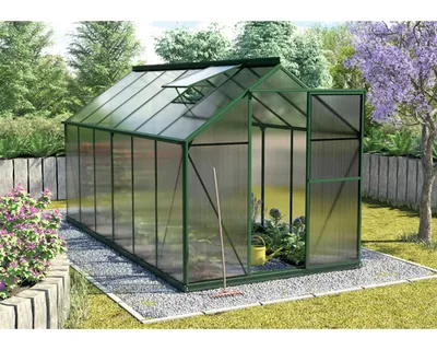 Obrázek produktu pro Vitavia "Triton 7500" skleník včetně ocelového základu smaragdově zelený 7,5 m² 4 mm HKP
