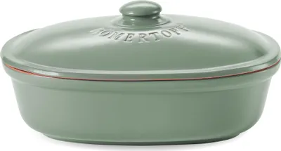Produktbild von Römertopf MAXI Brottopf aus Keramik, Grün, 6.5L, oval, spülmaschinengeeignet, für langanhaltende Frische