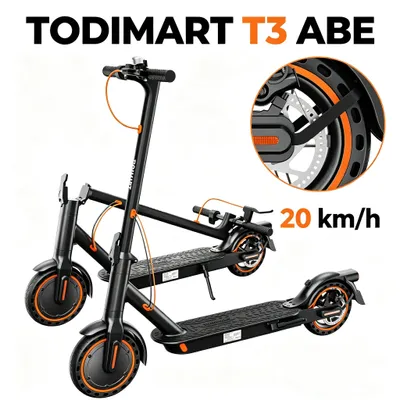 Produktbild von T3 ABE 8,5‑Zoll faltbarer E‑Scooter für Erwachsene, 350W Motor, 36V 7,8Ah Akku, 20 km/h, 8,5‑Zoll Waben‑Vollgummireifen, APP‑Verbindung,max. 120 kg