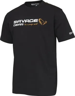 Immagine prodotto di Savage Gear Tričko Signature Logo T-Shirt Nero Ink M