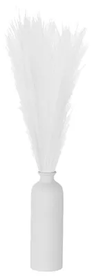 Künstliche Grasstiele, 61 cm, weiß, 30 Stück für Dekoration