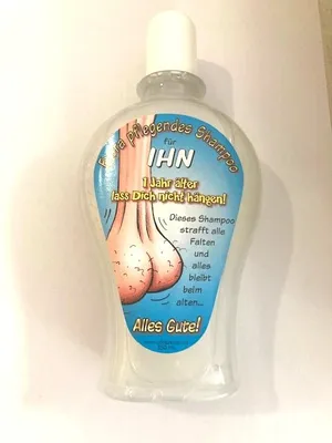 Produktbild von Udo Schmidt Spass Shampoo- Für Ihn-  lustige Geschenkidee für Männer- mit Spruch (Grundpreis 34,26 Euro/l)…