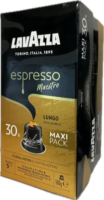 Produktbild von Lavazza Espresso Maestro Lungo Maxi Pack 30 Kapseln ®Nespresso Kaffee