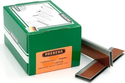 Produktbild von Prebena E Klammern 15mm rostfrei BeA Paslode Schneider Würth 90 Senco L KL-12 8,0M
