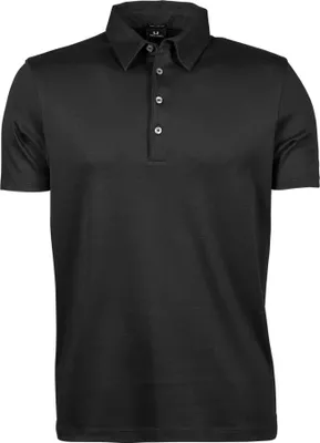 Immagine prodotto di Tee Jays 1440 | Polo da uomo in cotone Pima / Taglio sartoriale - Colore: Nero - Taglia: 3XL