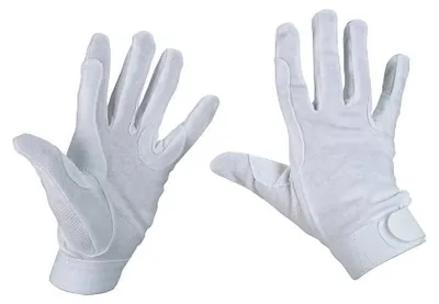 Produktbild von Kerbl Reithandschuh Baumwolle Jersey, weiß, XL