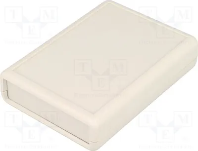 Productafbeelding van 1x Behuizing: universeel met batterijcompartiment. 1593 X: 66 mm, Y: 92 mm. 1593SGY: Behuizing met