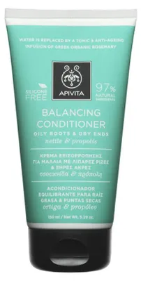 Produktbild von Apivita Conditioner Apivita Hair Care Conditioner Oily Roots Dry Ends Conditioner Nettle & Propolis 150ml