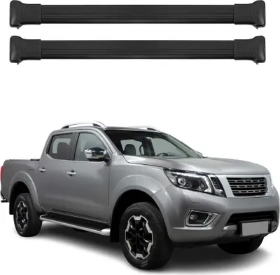 Obrázek produktu pro Příčníky střešního nosiče pro Nissan Navara D23 2016-2021 hliník černý