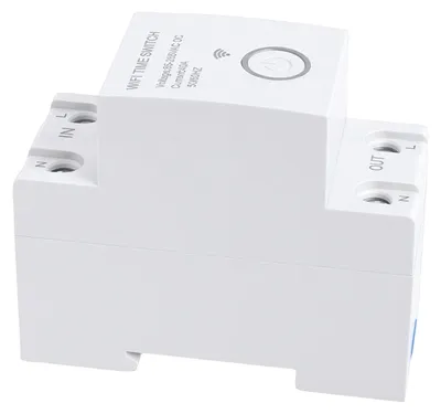 Productafbeelding van Slimme Tijdschakelaar - App Schakelaar - Apparaten Automatisering - App en Spraakbesturing - 12 x 8 x 4 cm - Wit