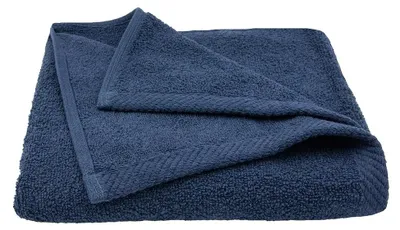 Produktbild von Handtuch - Badetuch - Blau - 50x100cm - Baumwollhandtuch - 400 g/m²