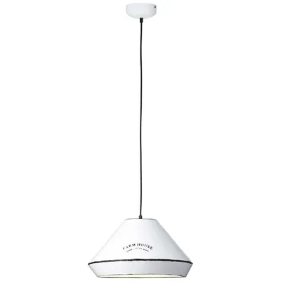 Produktbild von BRILLIANT Lampe Grain Pendelleuchte 43cm weiß | 1x A60, E27, 40W, geeignet für Normallampen (nicht enthalten) | Für LED-Leuchtmittel geeignet