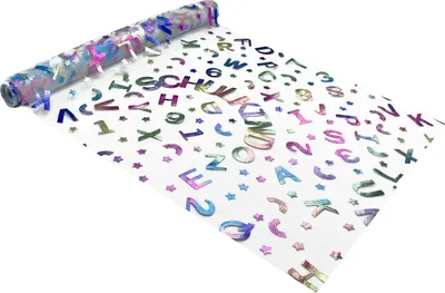 Produktbild von Oblique Unique Tischläufer Tischband für Schuleinführung mit Zuckertüten 123 ABC 290 cm x 29 cm Einschulung Deko Jungs Mädchen - bunt