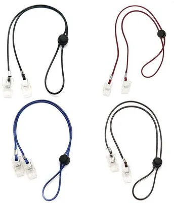 Produktbild von Servetklem Set - 4 Teilen - Flexibel - Lanyard - Schortklem