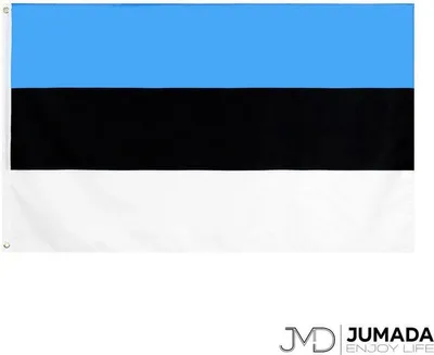 Image de Jumadas drapeau estonien - Drapeau de l'Estonie - Drapeau Estonie - Drapeaux - Polyester - 150 x 90 cm
