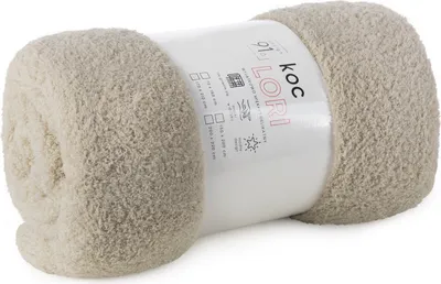 Zdjęcie produktu dla Eurofirany Flano pokrowiec na krzesło 70x160 beżowy mikrofibra miękka Lori D91